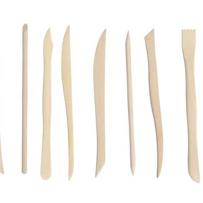 Estiques de madera: 9 unidades